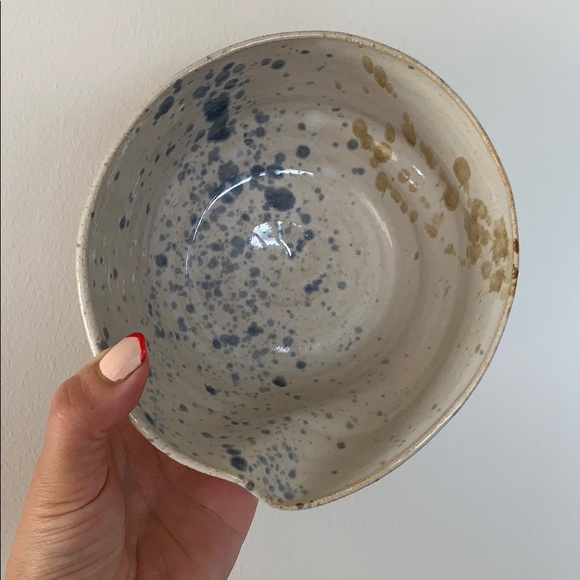 NWOT Handmade Glazed Stoneware Bowl - Picture 4 of 10